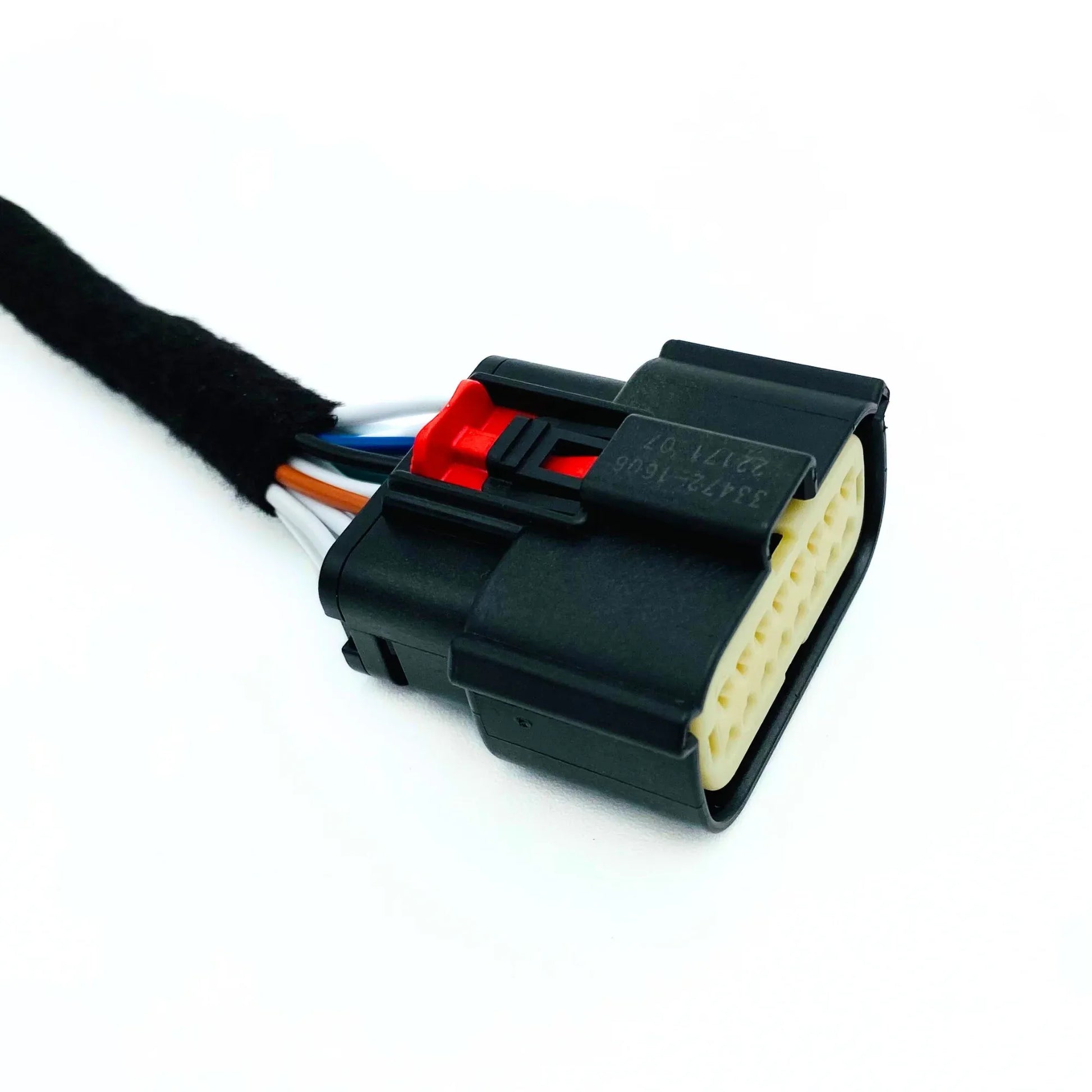 Wiring Harness for Ford F250 16 Pin Patch Harness (High Beam, Indicator, Park Light & Earth), Braided