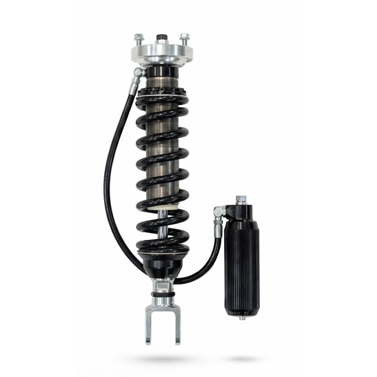 Front 2.5" Remote Reservoir Coilover Strut, Compression Adjuster, Suits 2-3" Lift, Single