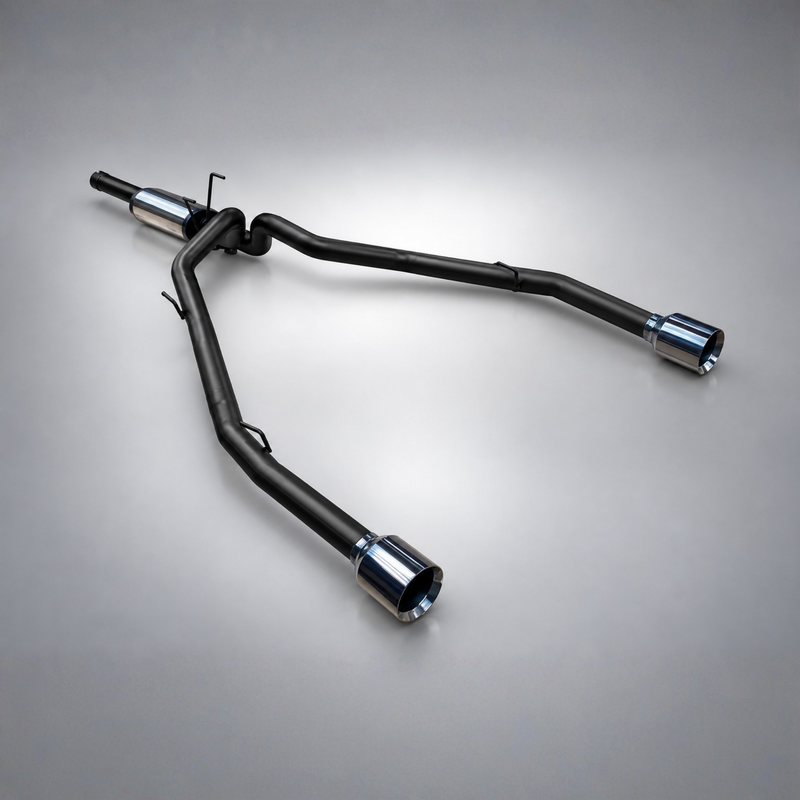 Stainless Steel Exhaust 5.7L V8 3 inch Cat Back With Black Tips