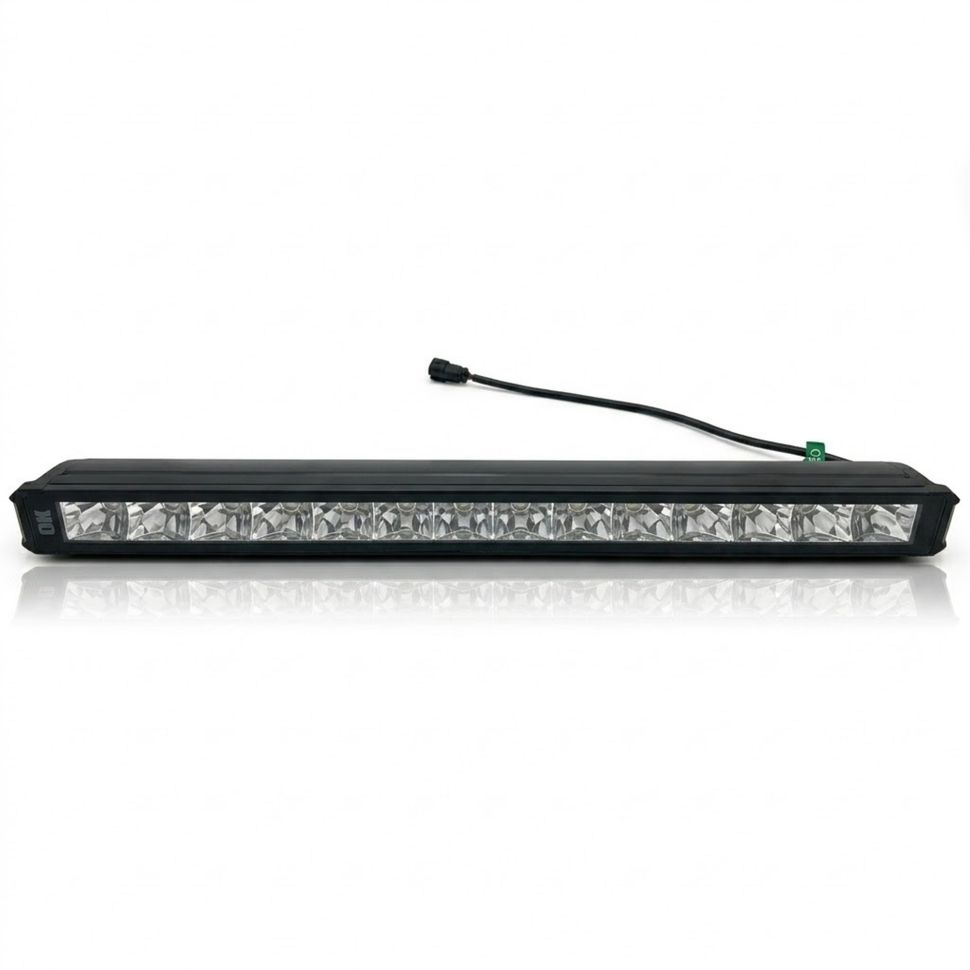 40" Light Bar for Pre Runner Bars, Single Row, Black Lens