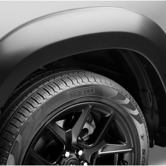 Extend-A-Fender Smooth Fender Flares, Black, Front & Rear