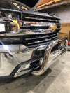 Polished SS Nudge Bar with DBL Row Light Bar
