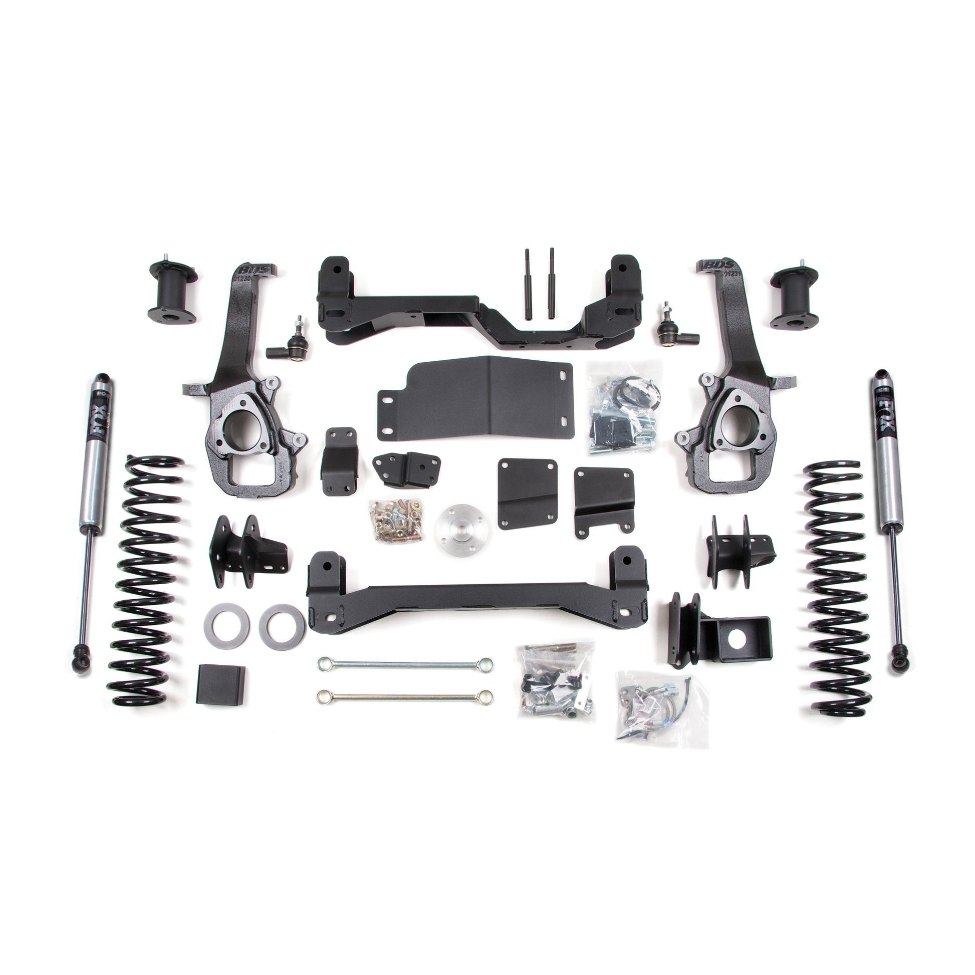 4" Lift Kit Front 4" Spacer + Rear Fox 2.0" Shocks