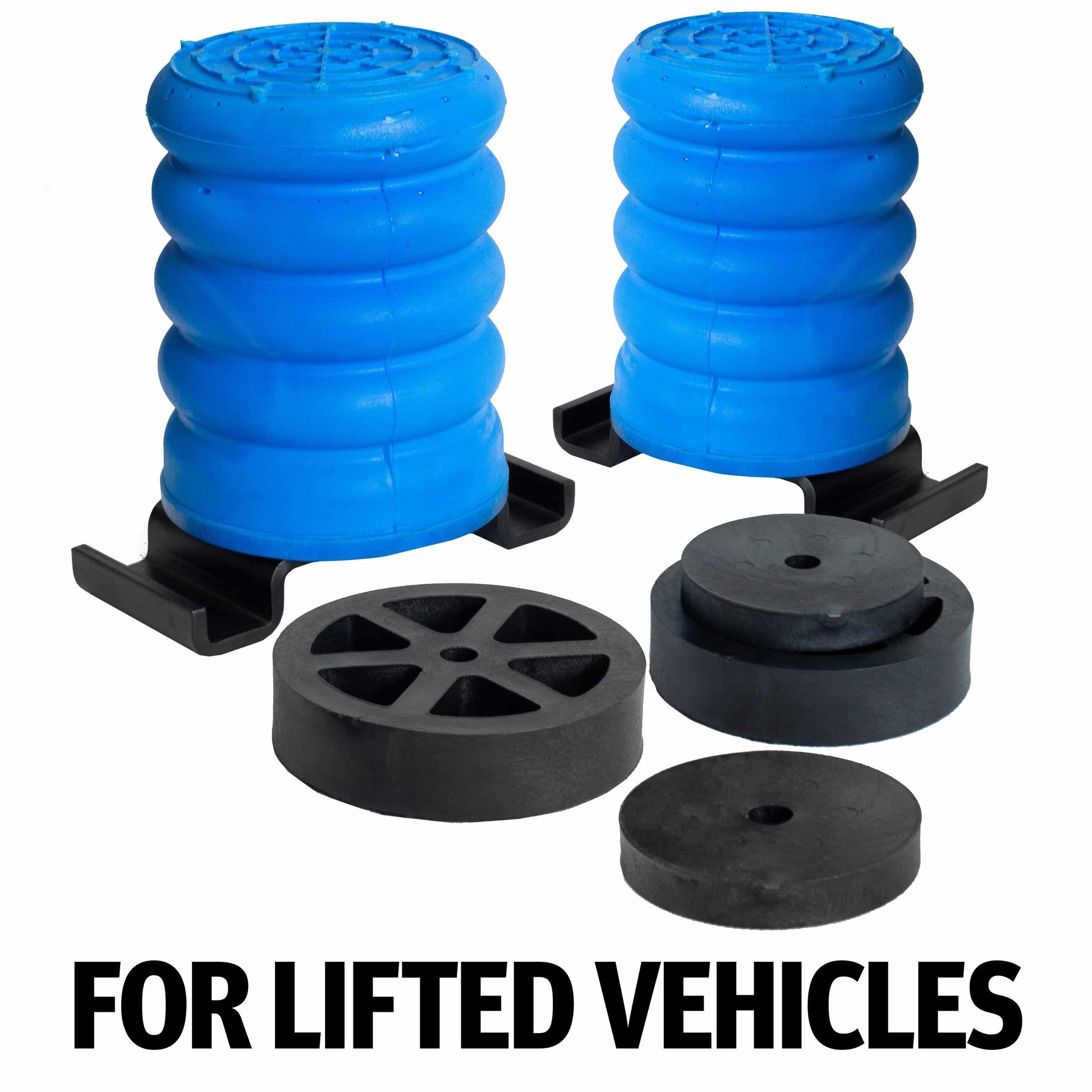 Rear SumoSprings to suit Mitsubishi Triton  / Toyota Hilux - 453kg - Light Blue