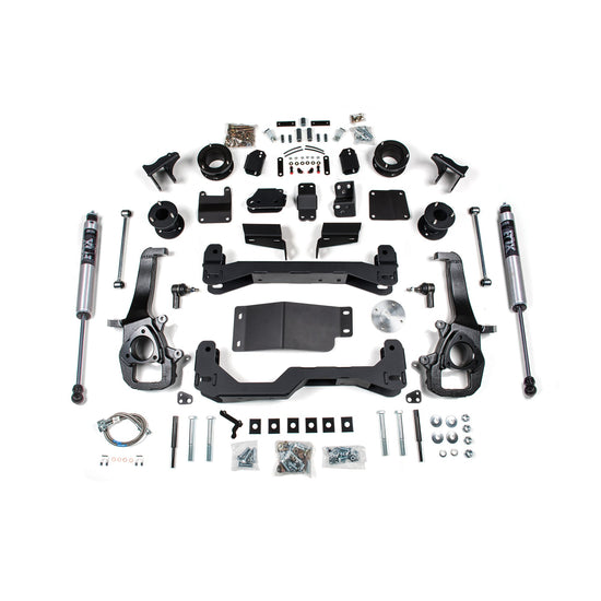 4" Lift Kit,  Air Ride with Rear Fox 2.0" Shocks, Large Bore