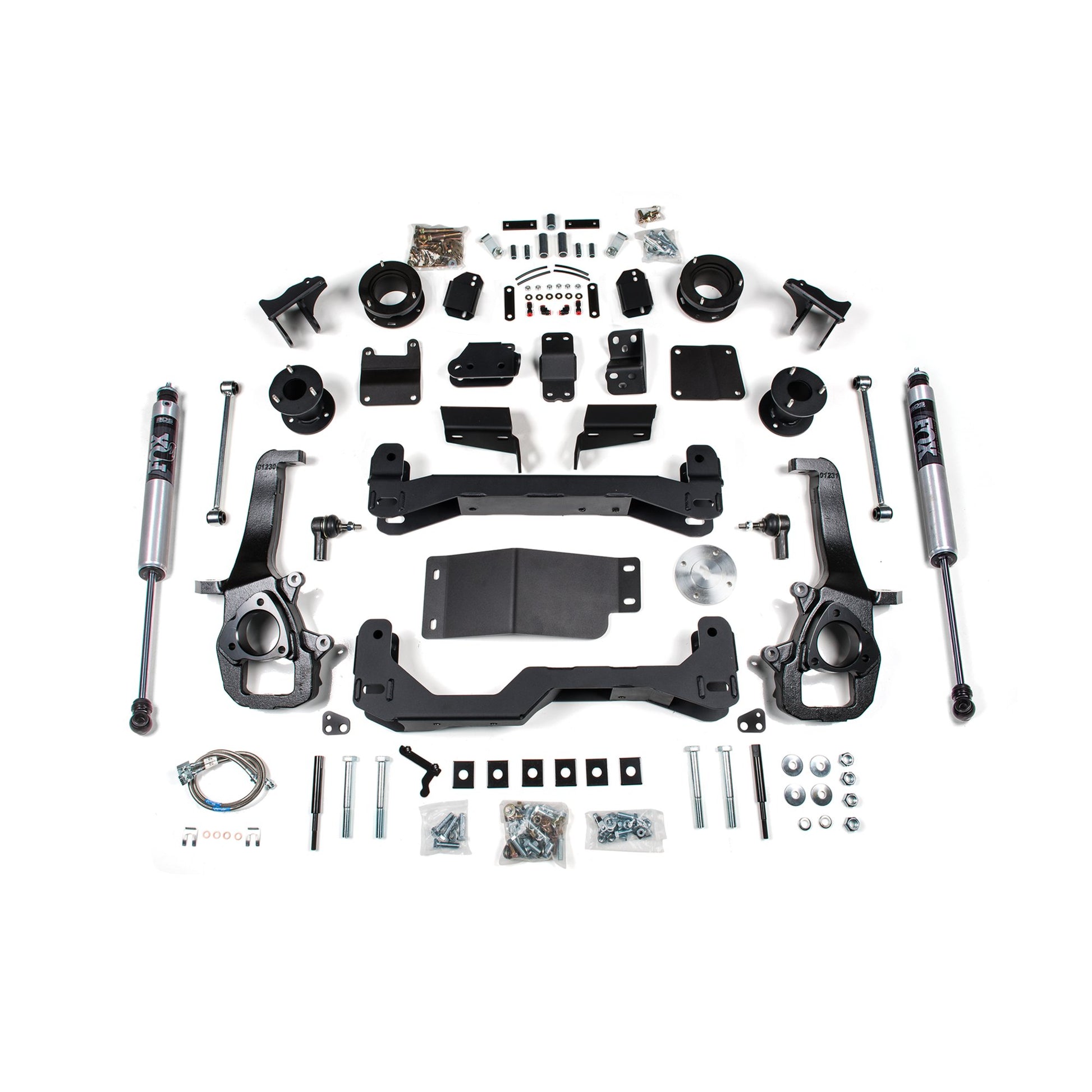4" Lift Kit,  Air Ride with Rear Fox 2.0" Shocks, Large Bore