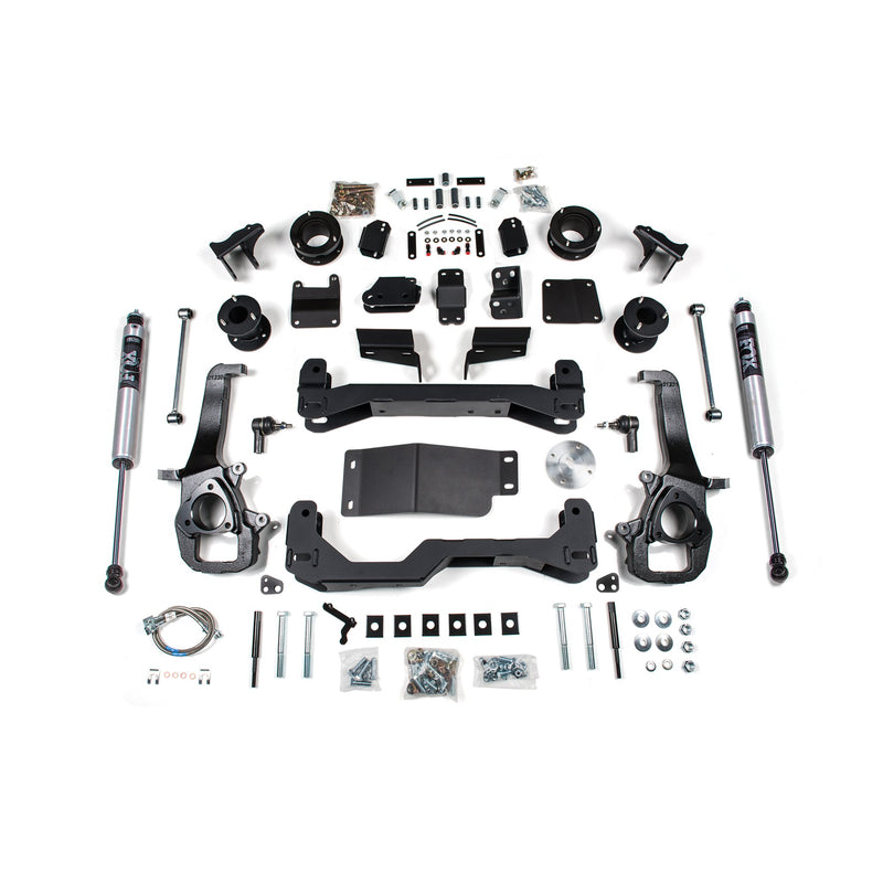 4" Lift Kit, Air Ride  with Rear Fox 2.0" Shocks, Standard Bore