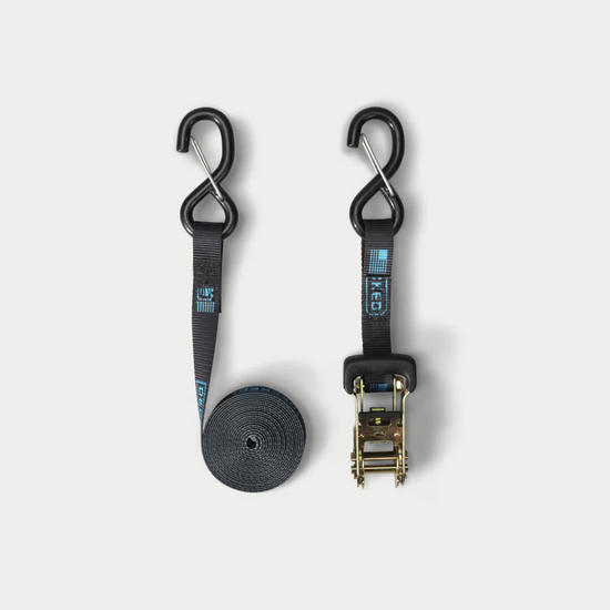 Rachet Straps, Black, Set of 2