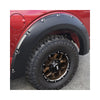 Pocket Style Smooth Fender Flares, Black, Front & Rear