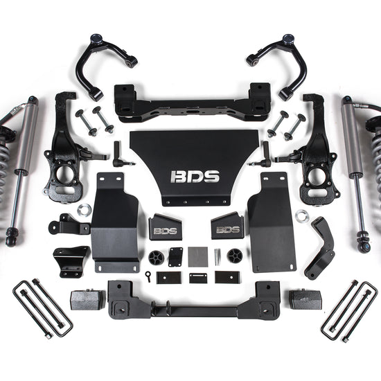 6" Lift Kit with Fox 2.5" PE DSC Coilover Shocks (Petrol)