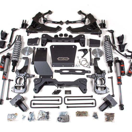 6.5" Lift Kit with Fox 2.5" PES DSC Coilover Shocks