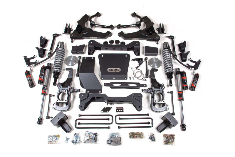 6.5" Lift Kit with Fox 2.5" PES DSC Coilover Shocks