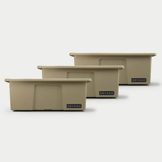 Payloader 32 - D-co bin, Tan, 3 Pack
