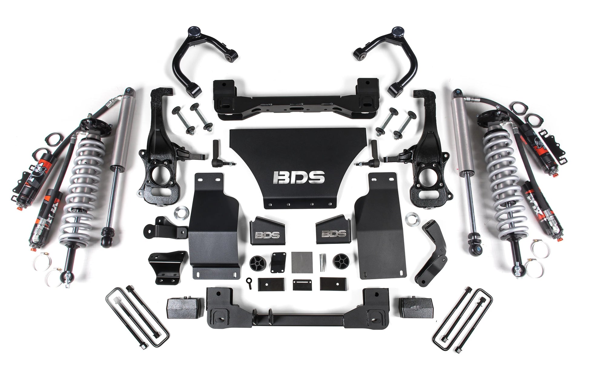 4" Lift Kit with Fox 2.5" PE DSC Coilover Shocks Front & Rear