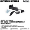 Dual Steering Stabiliser Mounting Kit