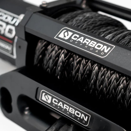 Carbon Scout Pro 15lb Large 4x4 Winch Kit