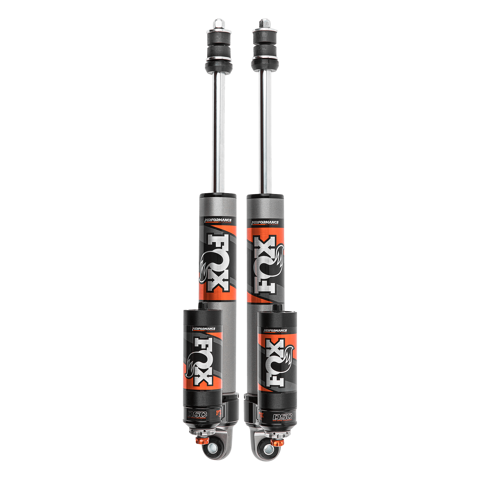Rear Fox Performance Elite Series 2.5" Remote Reservoir  DSC Shocks, Suits 6" Lift, Set of 2